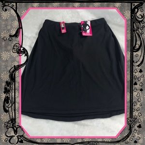 Tummy toning slip skirt shapewear brief built in